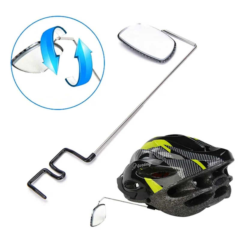 AliExpress Bike bicycle riding mirror helmet mount rearview rear view eyeglass