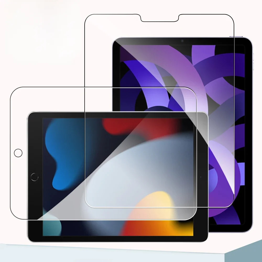 2 sztuki szkła hartowanego do iPad Air 5 4 Pro 13 11 12.9 Ipad 9. generacji 10. 8. 7. 6. 5 Mini 6 10.5 9.7 M4 M2 Film — zdjęcie 2