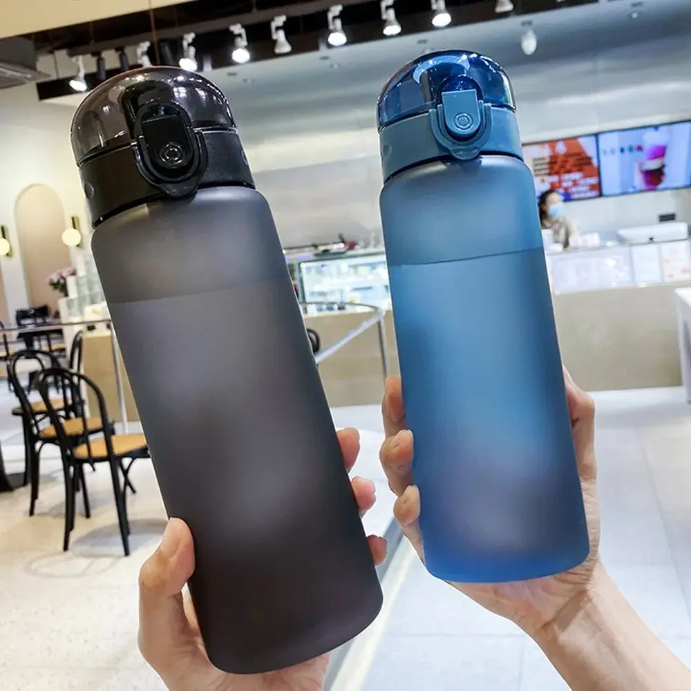AliExpress NONE 1Pc 780ml Sports Water Bottle Portable Transparent Drinking Cup Gym Travel Clear Leakproof Drinking Bottle Frosted Bottle