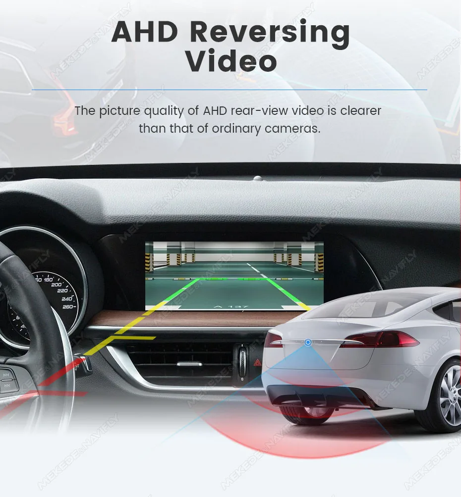 MEKEDE Kabelloses Carplay BOX Android Auto MINI BOX für Alfa Romeo Giulietta OEM-Bildschirm Upgrade-Modul DSP BT Unterstützt YOUTUBE Netflix Twitch TikTok Facebook Kamera Carplay BOX Unterstützt Mirror Link HDMI IN Sprachsteuerung – Detail 12