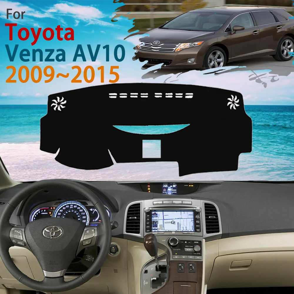 

Inner Dashboard Cover Avoid Light Pad Cushion Sun Cape Sunshield for Toyota Venza AV10 2009~2015 Instrument Cover 2010 2011 2012