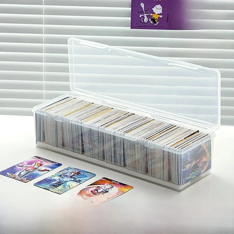 Boîte de rangement de cartes à collectionner 2L pour Toploader, grand étui en plastique pour cartes de Baseball pour Toploaders et cartes Standard, support 700
