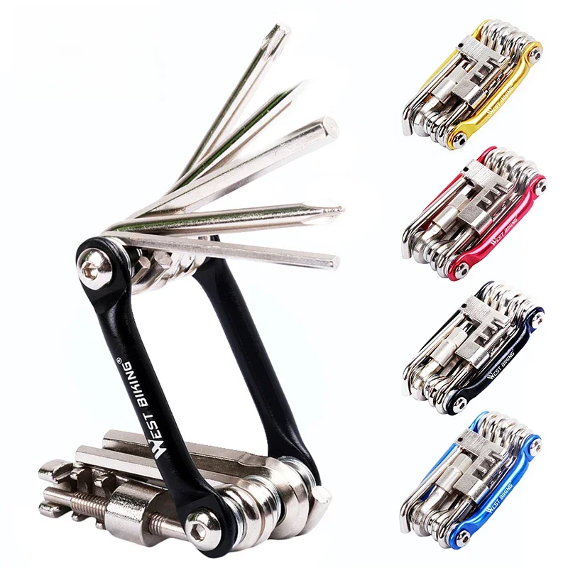 AliExpress West Biking WEST BIKING 11 in 1 Bicycle Repair Tool  Multifunction Bicycle Repair Set  MTB Road Bike Repair Tools Kit  Wrench Screwdriver