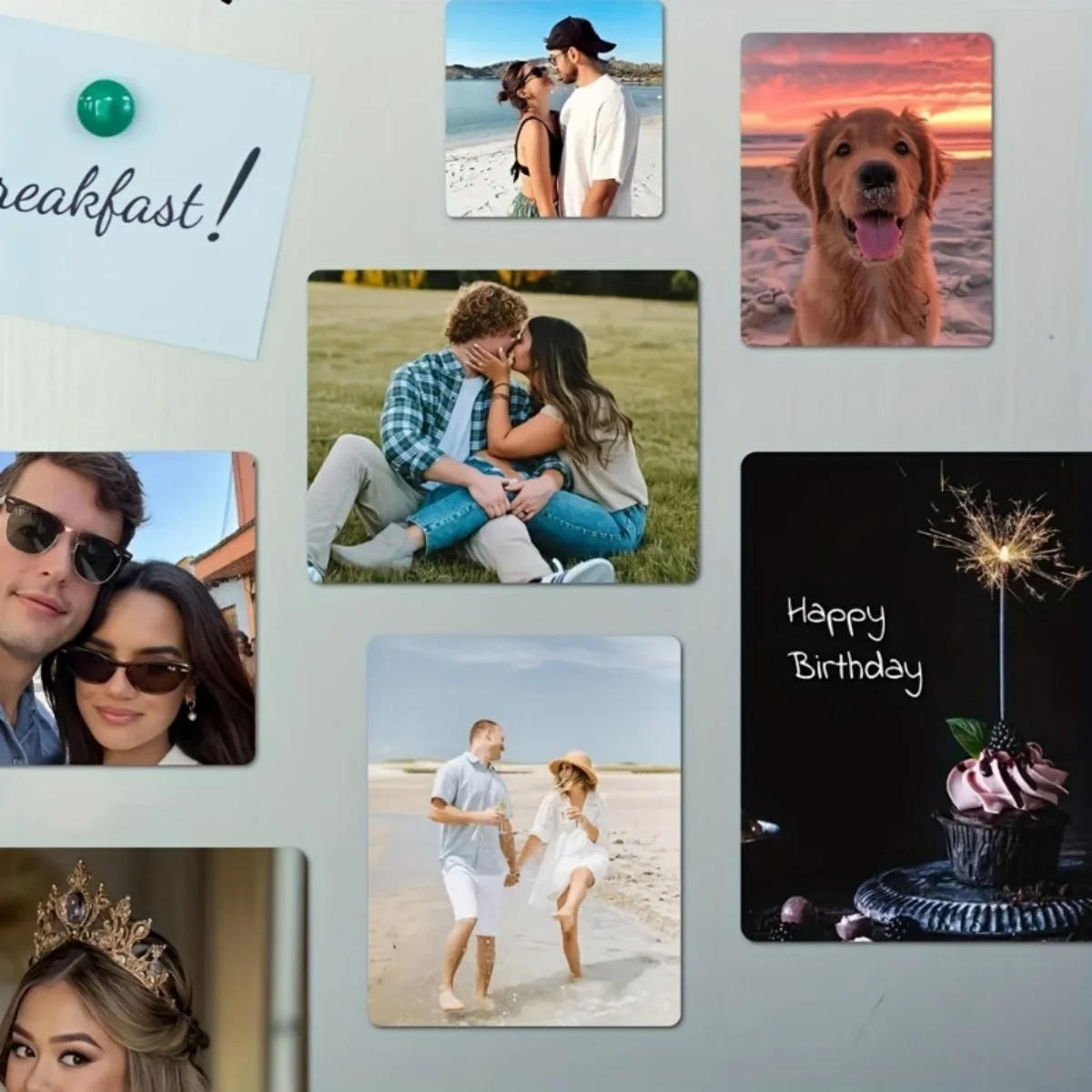 Create Custom Personalized Fridge Magnets Available in Various Sizes to Capture Life's Beautiful Moments—Perfect for Any Settin image 3