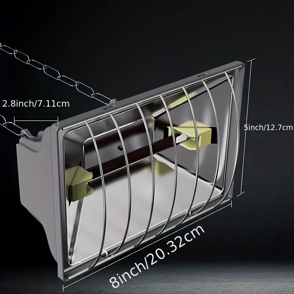 Chicken Coop Heater Brooder Heater Lamp Heating Plate 2 Adjustable Lamp Temp Livestock Warning Light Poultry Supplies