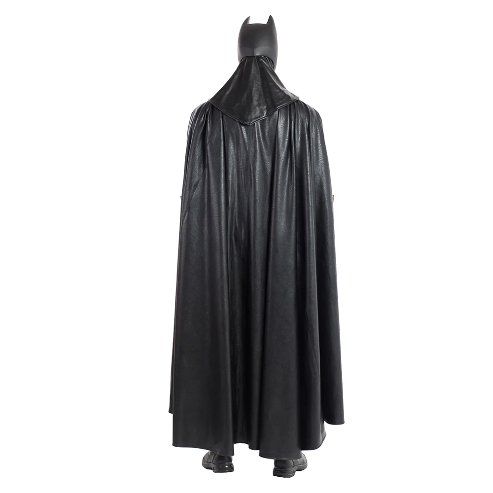 Cosplay Cloak Dawn of Justice Halloween Carnival Dressing Leather Waterproof Long Cape for Men\'s Cosplay Props