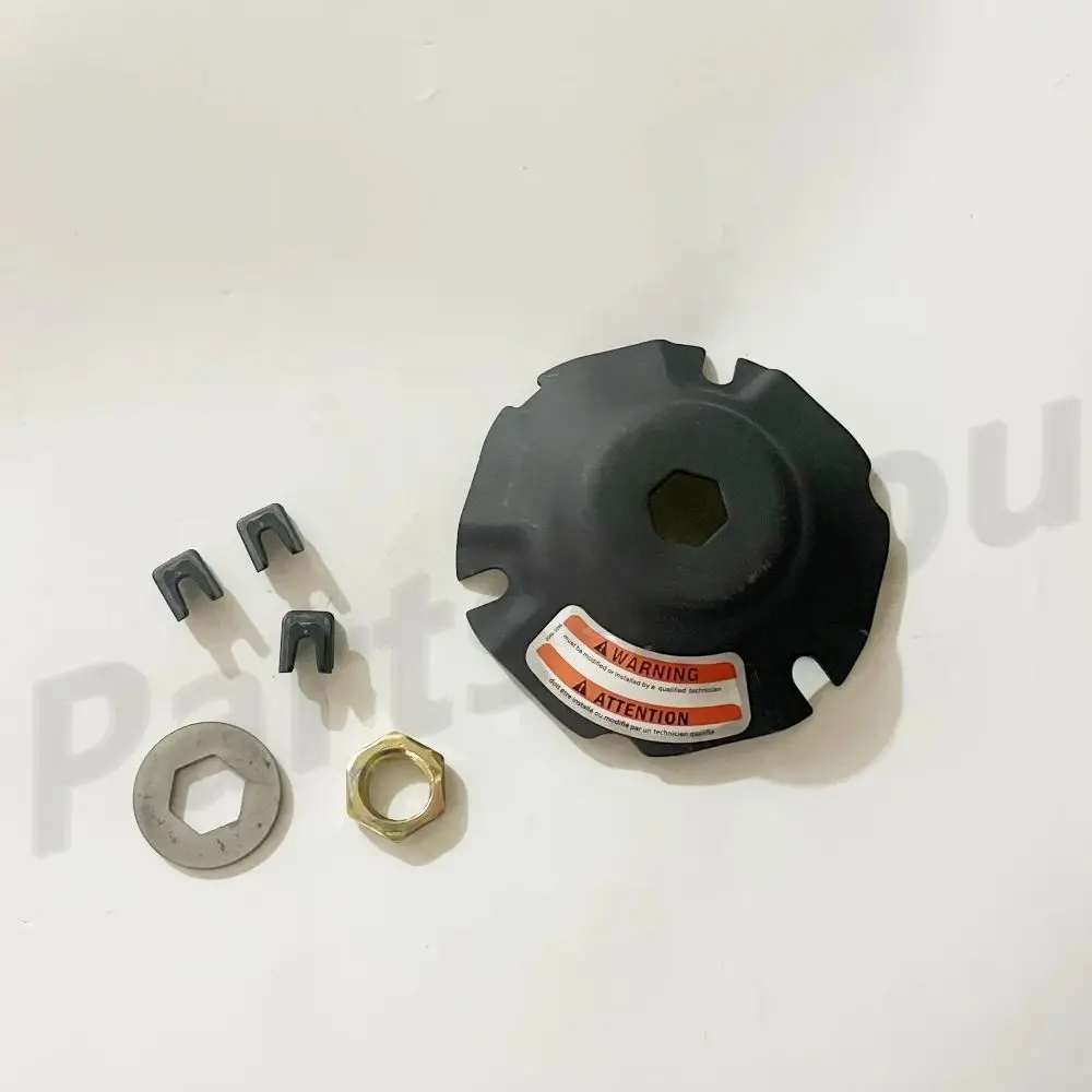 Kit de placa exterior de disco de rampa de carrera, tuerca de rosca derecha para CFmoto 400, 450, 500S, 520, 550, 500H.O X550 U550 Z550 0GR0-051002 0GR0-051006