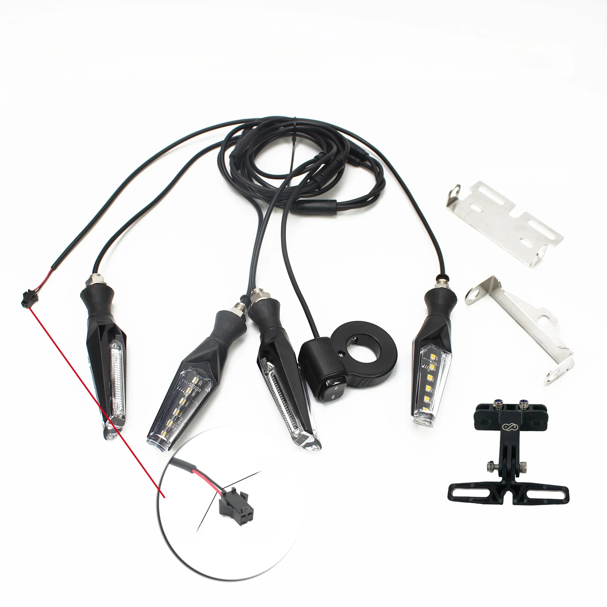 AliExpress EBKE Electric Bicycle Motorcycle 12V Turn Signal Conversion Kit Waterproof Cable