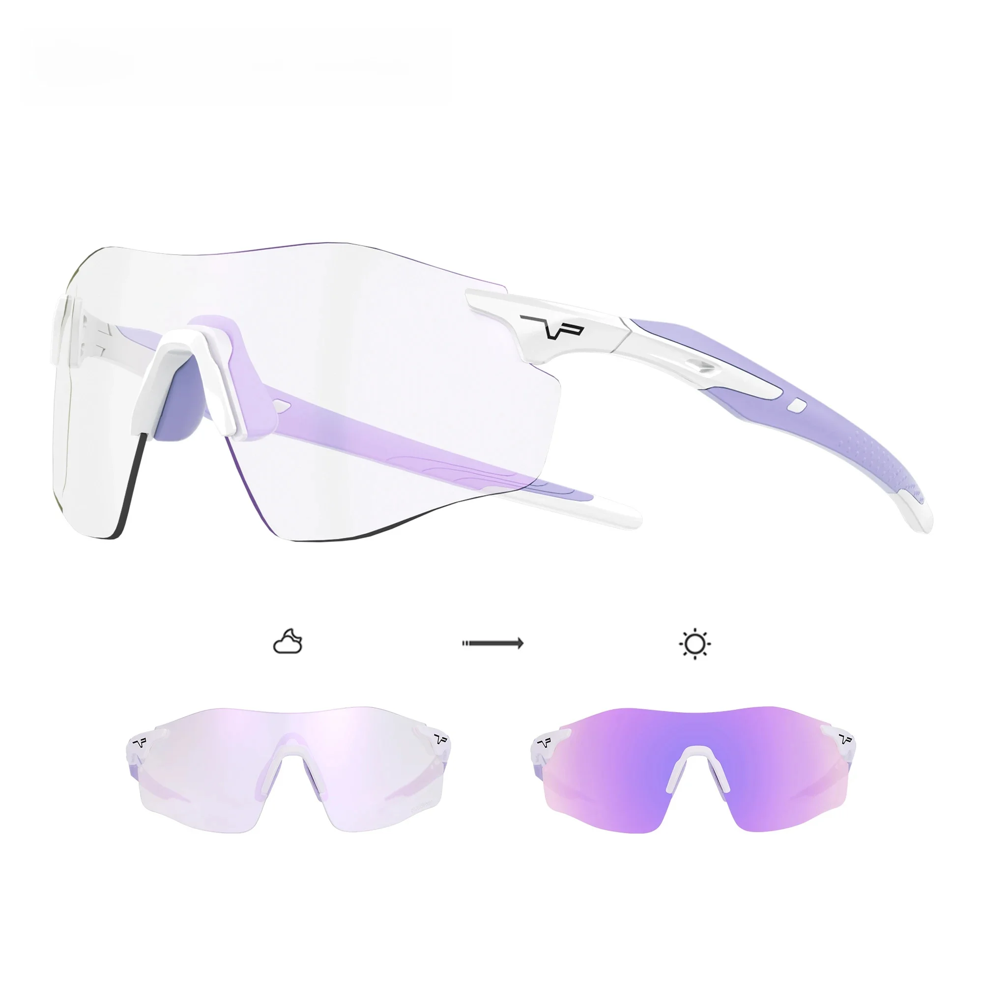 AliExpress kapvoe KAPVOE New Outdoor Sports Photochromic Running Sunglasses MTB Bike Cycling Glasses UV400 Protection Camping Travel Eyewear