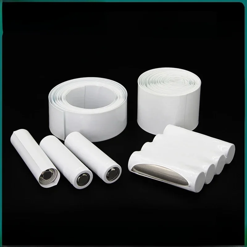 7mm ~ 150mm Biała bateria Lipo 18650 Rurka termokurczliwa PVC Opakowanie 1M ~ 20M Izolowana folia owijająca Obudowa litowa Ochrona kabla Rękaw — zdjęcie 2