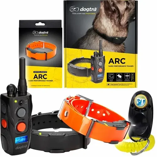 Hot Sales Dogtras ARC Remote Dog Training Collar 3/4 Mile Expandable Trainer Rechargeable