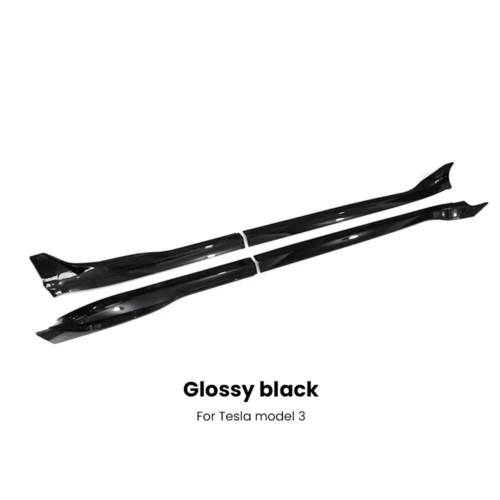 Full Body Kits 2024 Glanzend Zwart Snelle Aero Bumper Lip Diffuser Sdie Rokken Spoiler Tuning Voor Tesla Model 3 Y 2017-2024