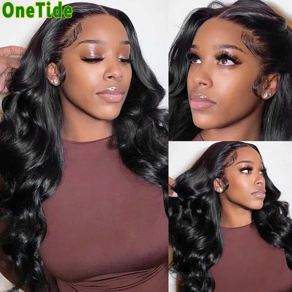 

13X4 Body Wave Lace Front Wig 13x6 Frontal Wig 180% Density Human Hair Wigs For Women 18-24 Inch Peruvian Remy 12A Human Hair