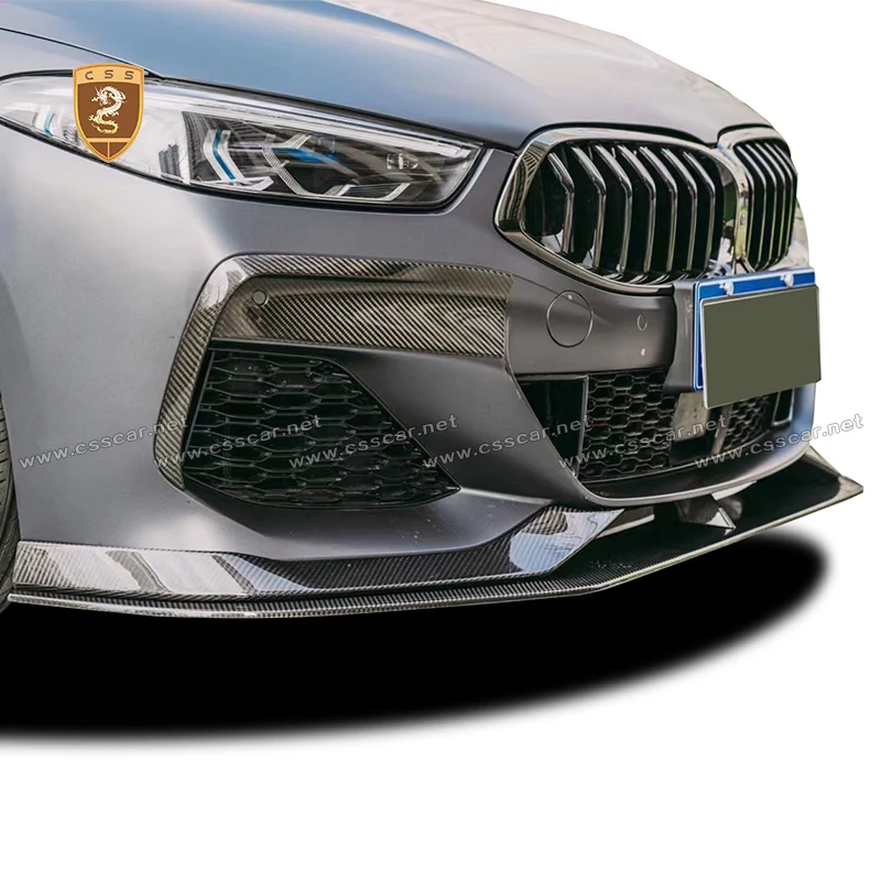 Car Accessories For BMW 8 Series G14 G15 G16 2019-2021 carbon fiber front diffuser tail wing AC style auto body parts decoration