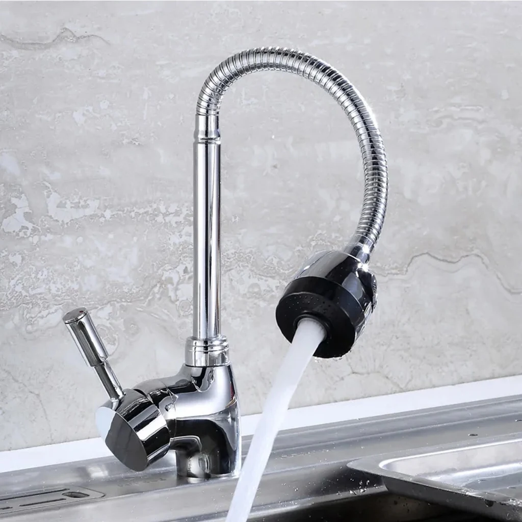 صنبور حوض مطبخ الذواقة ، دش حوض غسيل مرن ، محمول أحادي اللون ، ماء مختلط ، ساخن وبارد ، K138 #5