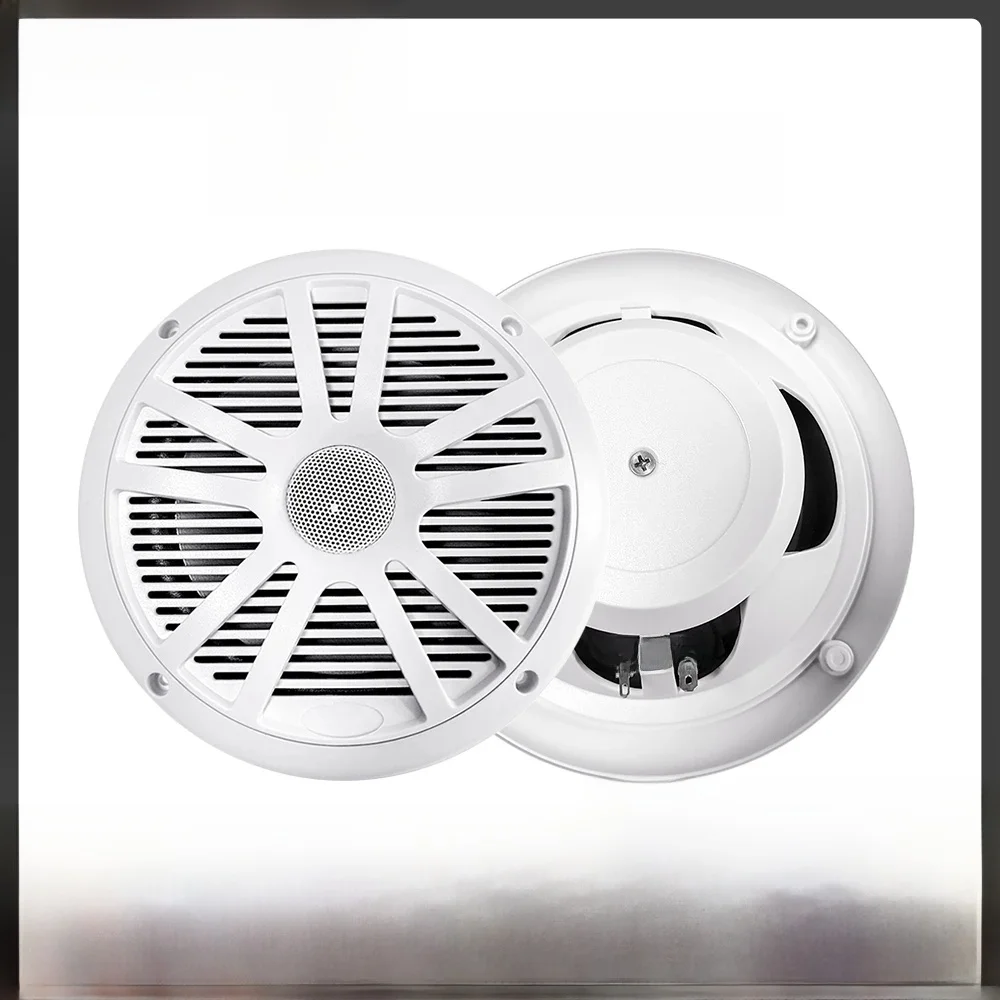 6.5 Inch 120W Marine Speakers Waterdicht Weerbestendig Stereo Boot Luidspreker voor Jachten Golfkar RV ATV UTV Schip sauna - afbeelding 2