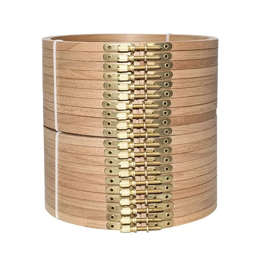 10 stks/partij Dia 3-12 inch Ronde Borduurhoepels Houten Beuken Kruissteek frame Hoops Craft Borduren Gereedschap - afbeelding 2
