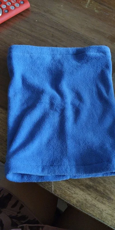 PupHush snood — photo from reviewer Leesa Dickens
