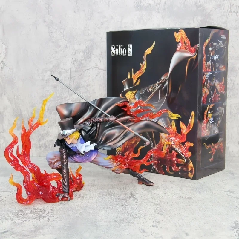 Figurine d'action en PVC de l'armée, One Piece Anime, Gk Figure, Iu Resonance, Fire Fist, Sabo Revolwite, Décoration, Modèle, Statue, Jouets, Cadeaux