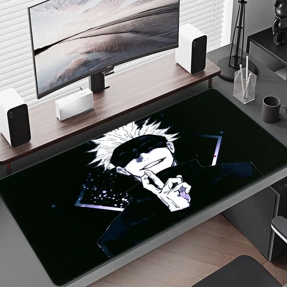 Satoru gojo anime boy mouse pad anime mauspad spieler xl computer hd home mouse pad xxl maus matte