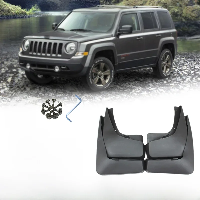 Dla JEEP Patriot ochraniacze klapa błotna błotnik MK74 chlapacze chlapacze akcesoria samochodowe chlapacze przednie 4 sztuki — zdjęcie 2