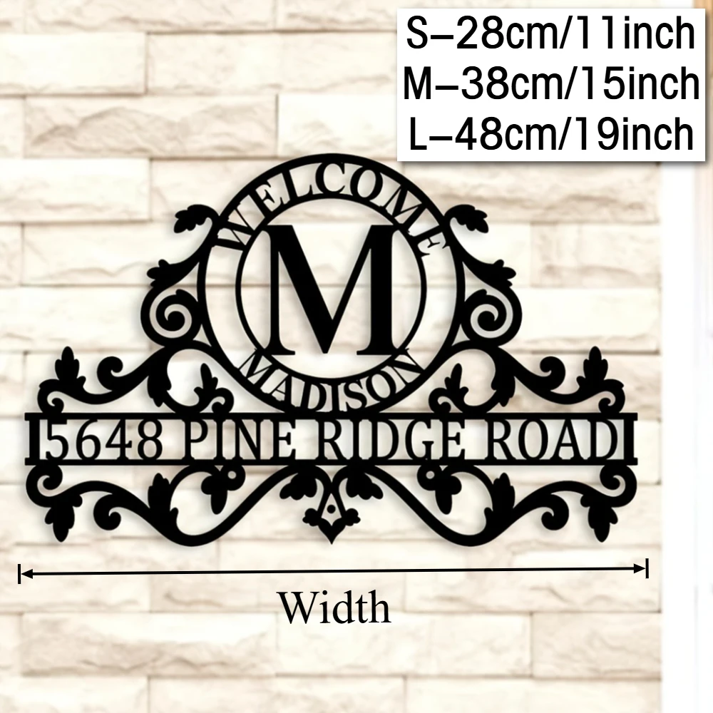 Plakat Nomor Rumah Logam Kusto - Home Decor Outside ulasan dan harga