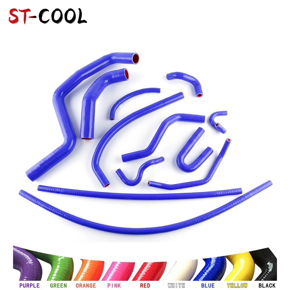 For 1994-2001 Honda Acura Integra GS LS RS B18B1 DB7 DC4 1995 1996 1997 1998 1999 2000 Silicone Hoses Tube Piping Kit 10 Colors