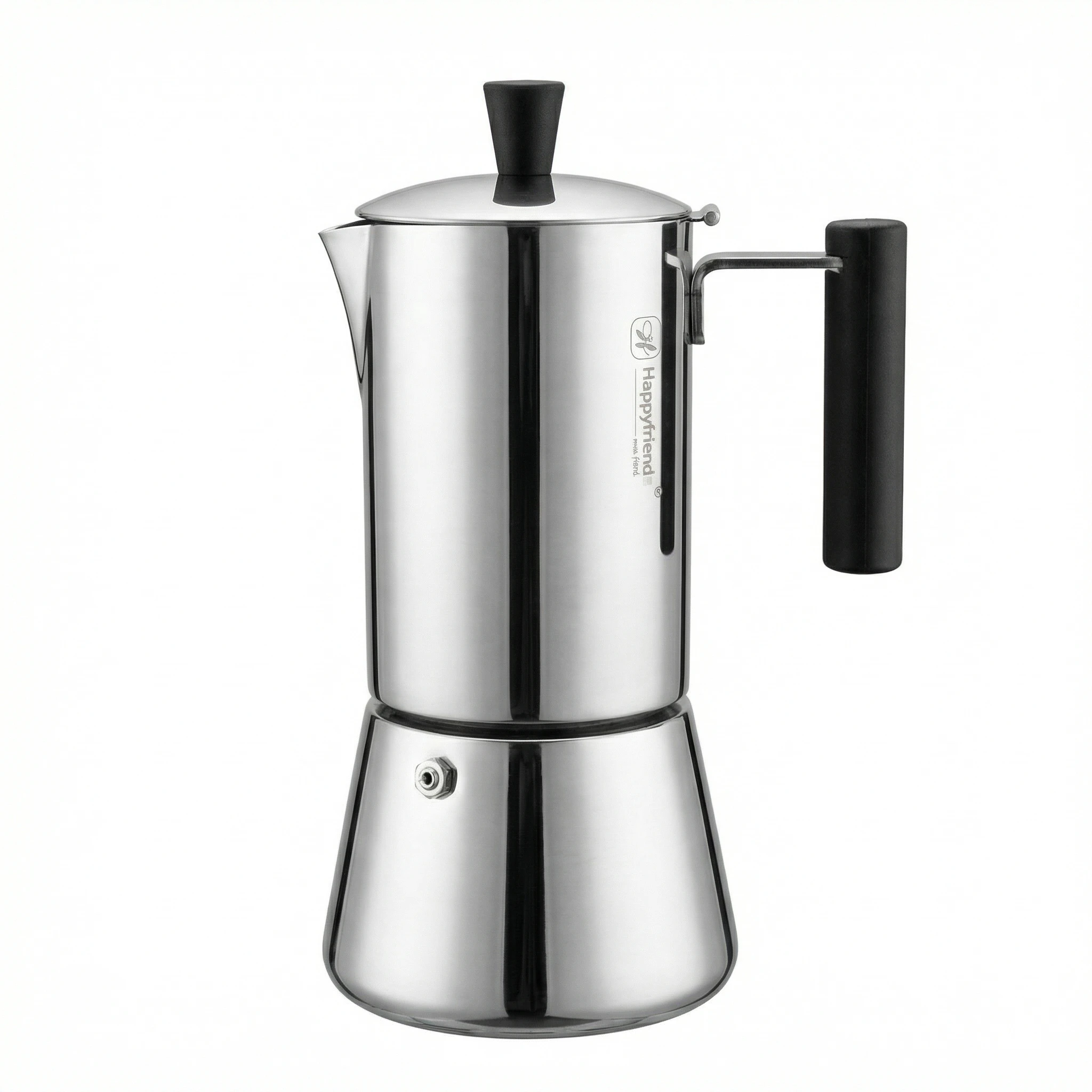 Cafetera Italiana Full Inducción de Acero Inoxidable Robusto | Máxima Durabilidad y Sabor Intenso | Moka Premium para Vitro, Gas