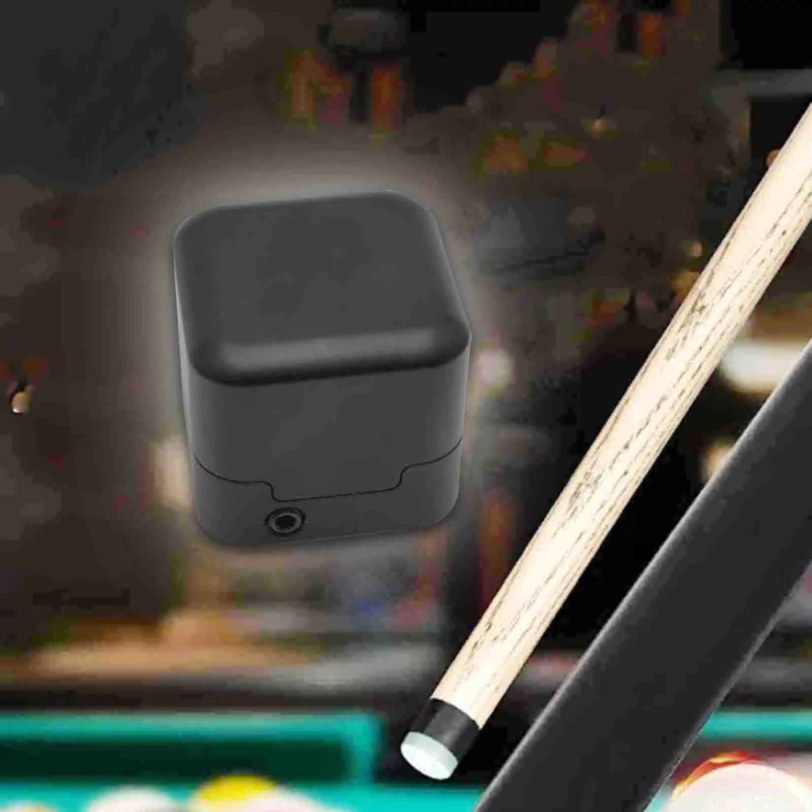 Billiard Pool Chalk Holder Sturdy Pool Cue Chalk Box Practical Small Square Snooker Chalk Box Compact Billiard Chalk Carry Case