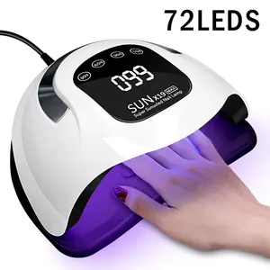 X19 max UV LED Professional Nail Drying Lamp UV nail art dryer light for gel nails 72 Accounts Quick Cure Polish gel lamp 6 Main Sales Cabin UV Led Nail Gel - №3