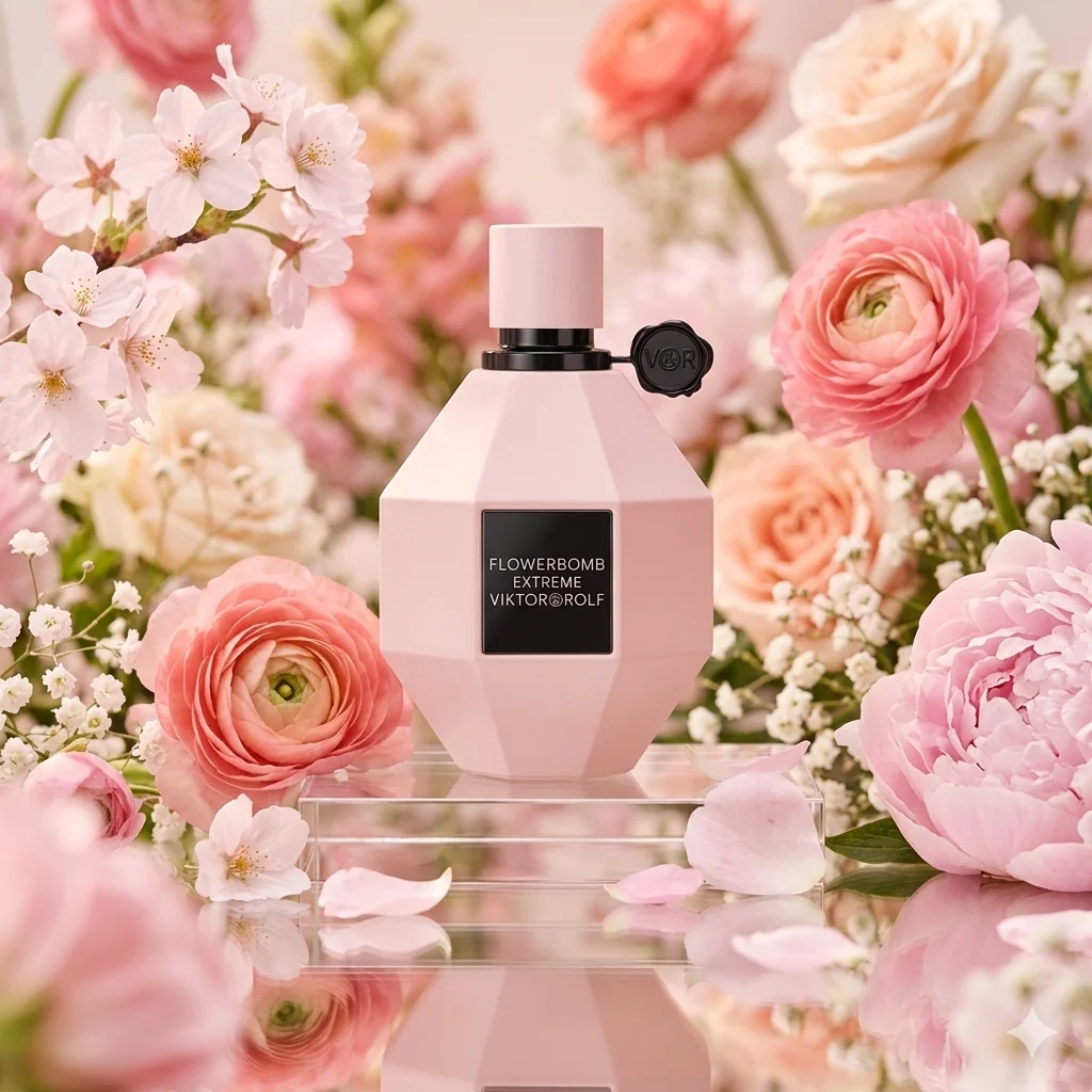 

Flowerbomb Extreme Inspired EDP 100ml Women Sweet Floral Vanilla Perfume Long Lasting Luxury Fragrance Romantic Date Night Wedding Season Summer Vacation Beach Party Clean Girl Aesthetic Graduation Birthday Bridesmaid Gift July 4th Soccer Season Perfume