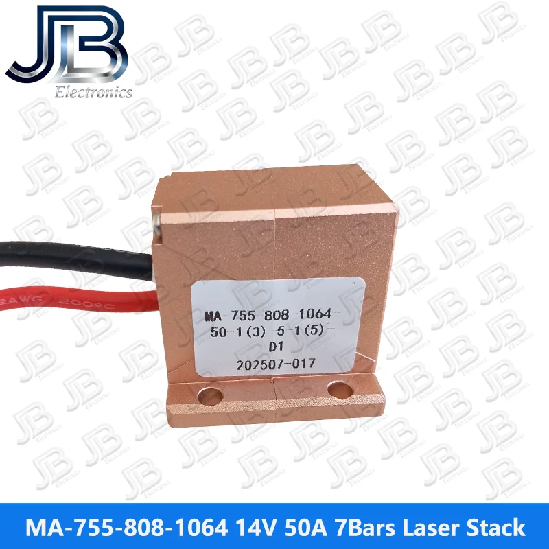 MA-755-808-1064 350W 7Bars 14V 50A 808nm Laser Stack لإزالة الشعر #5