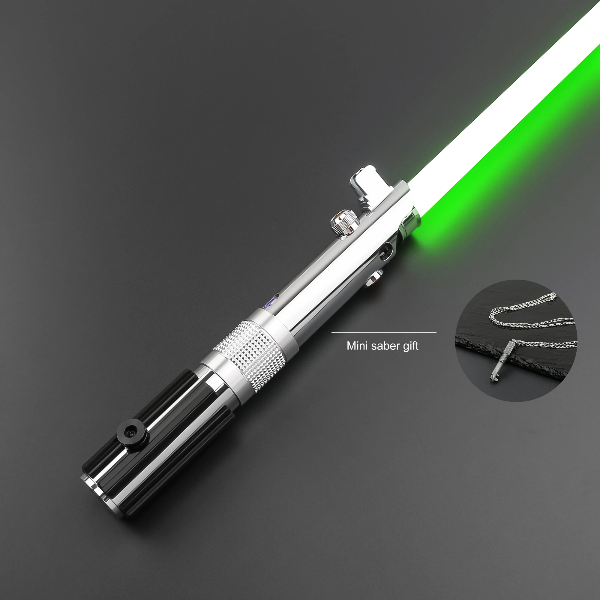 TXQSABER Anakin Black Friday Lightsaber Proffie Laser Pixel board Smooth Swing Metal Hilt With LED Strip Blade SD Card Skywalker