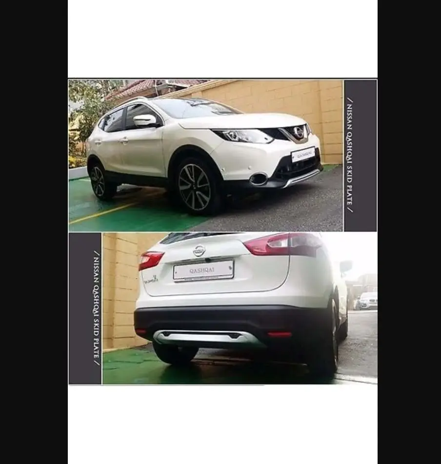 For Nissan Qashqai Diffuser Set Front Rear Guard 2014 To 2017 Lip Bumper Splitter Protector - Spoiler Side Skirts Battery Mirror