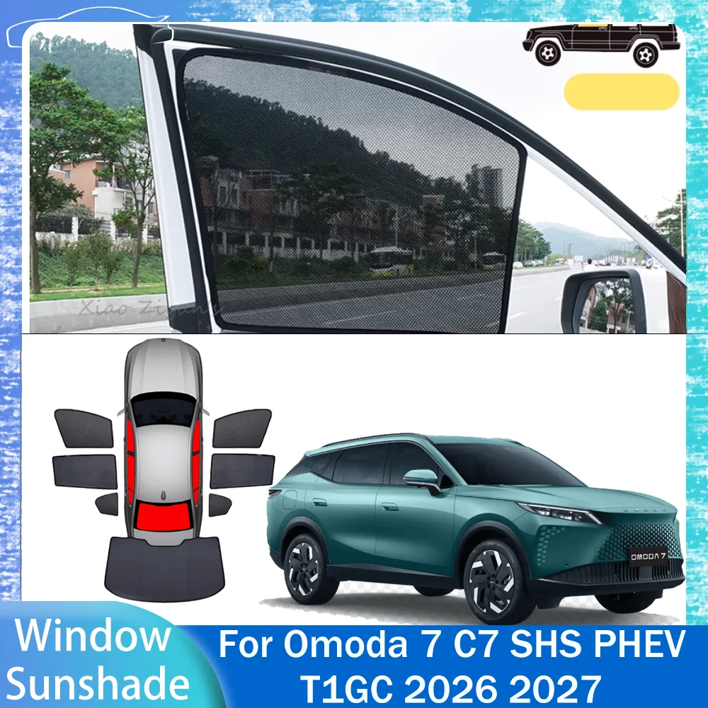 For MG IM6 IM LS6 S12L 2025~2027 2026 Car Magnetic Mesh Privacy Sunshade Side Window Sun Shade Protect Interior Accessories