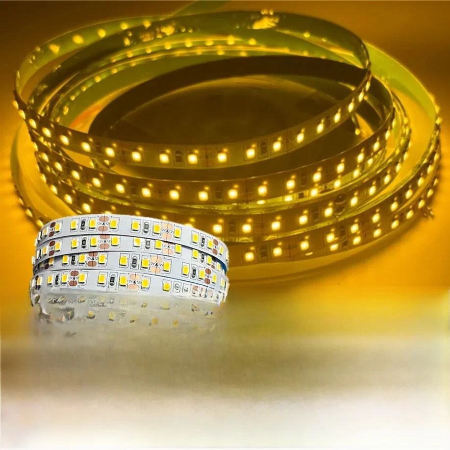 60 LED s/m 120 LED s/m maison DC12V bande de lampe 2835 LED bande décor rouge glace bleu vert jaune rose Flexible et découpable barre de lampe souple