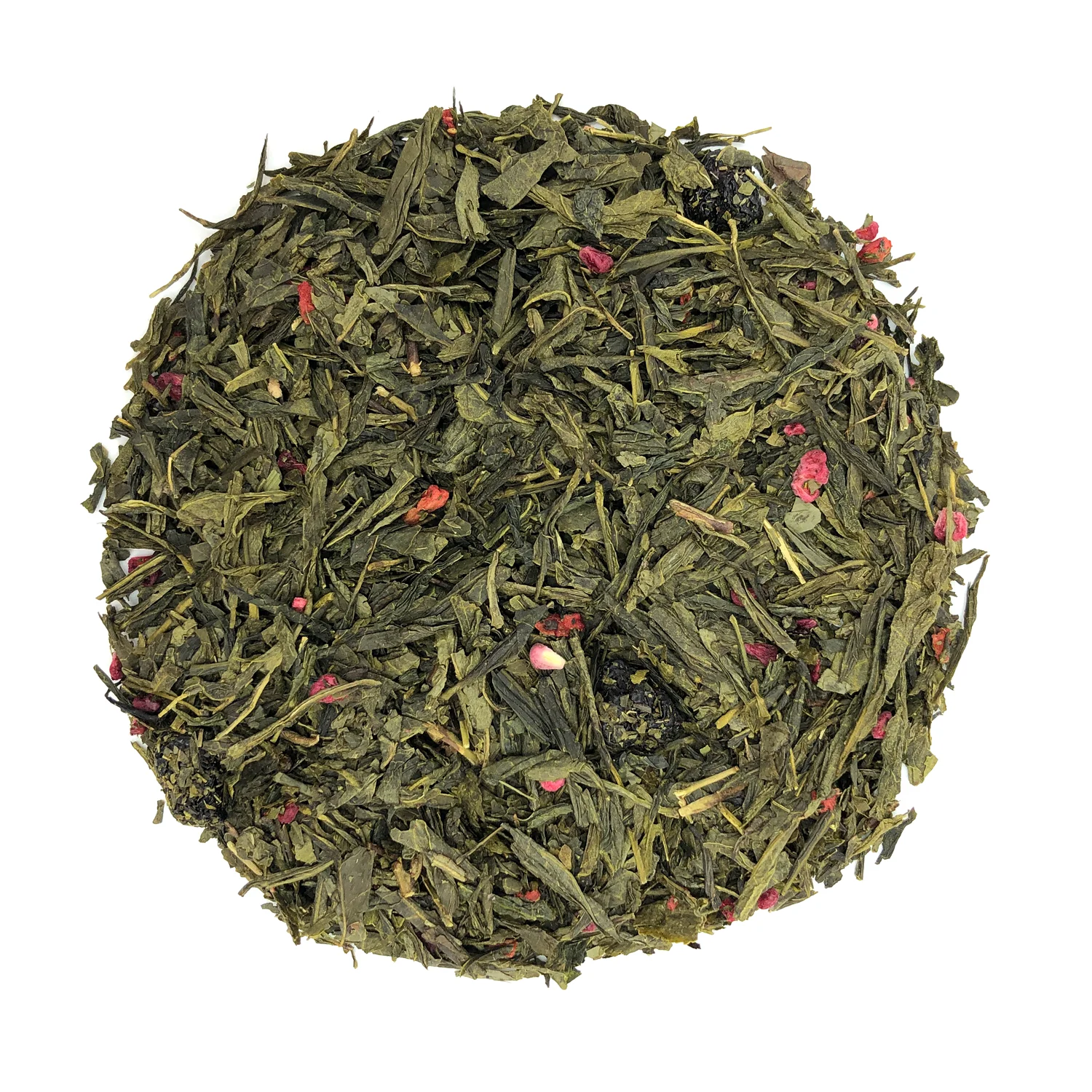 ABALORI | Green tea fruits of the forest Sencha with red fruits | High quality | 100 grams for 40 cups of infusion