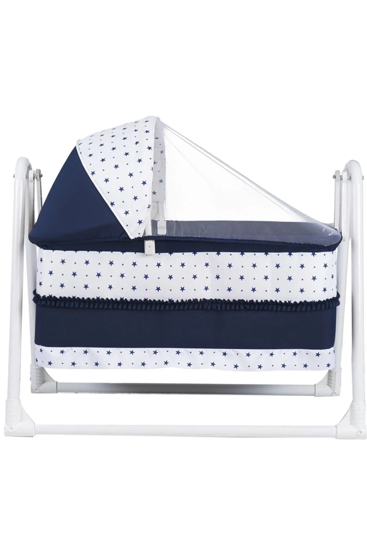 Lux Baby Bed Bedside Crib Hanging Cradle Bassinet Basket Portable Swinging for 0-2 Years, with Breathable Net