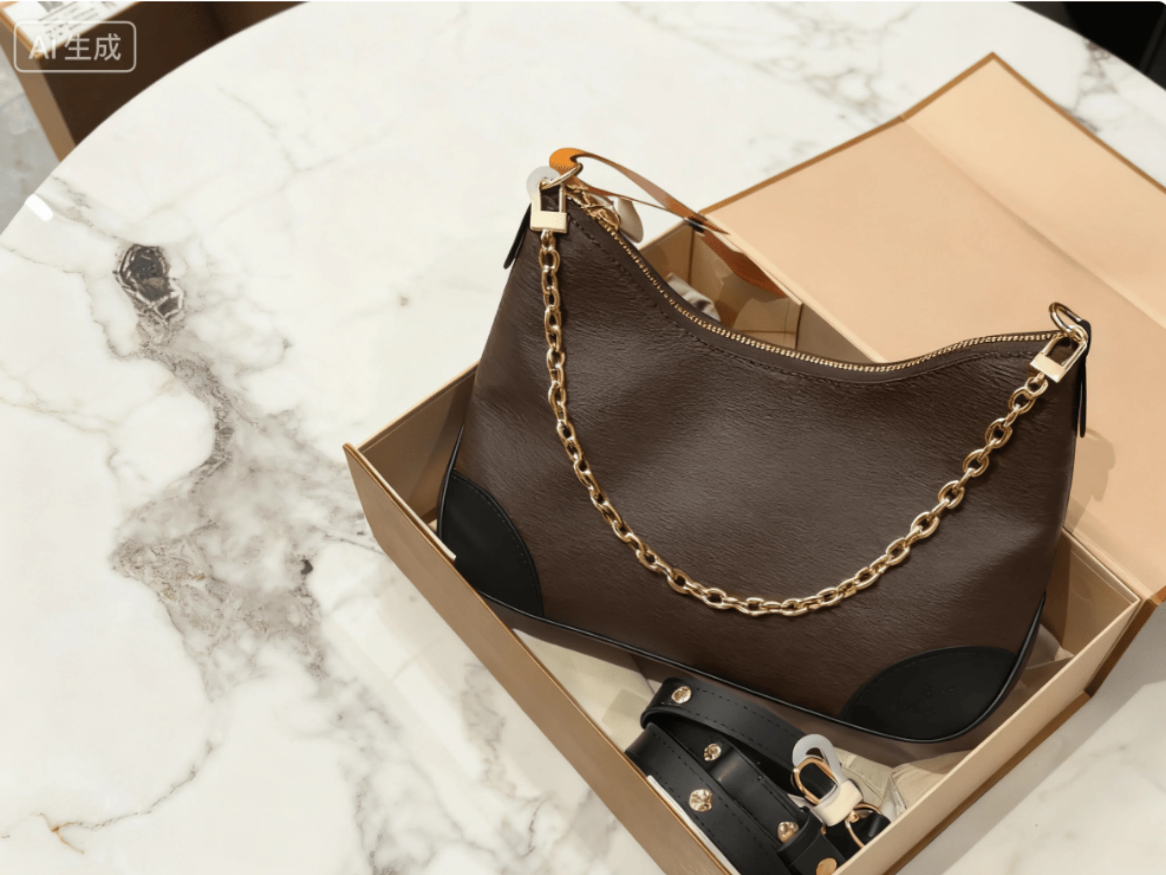 

2025 женская сумка, осенняя новая классическая ретро универсальная модная простая зернистая сумка большой вместимости, женская сумка с рогом 26*19 см