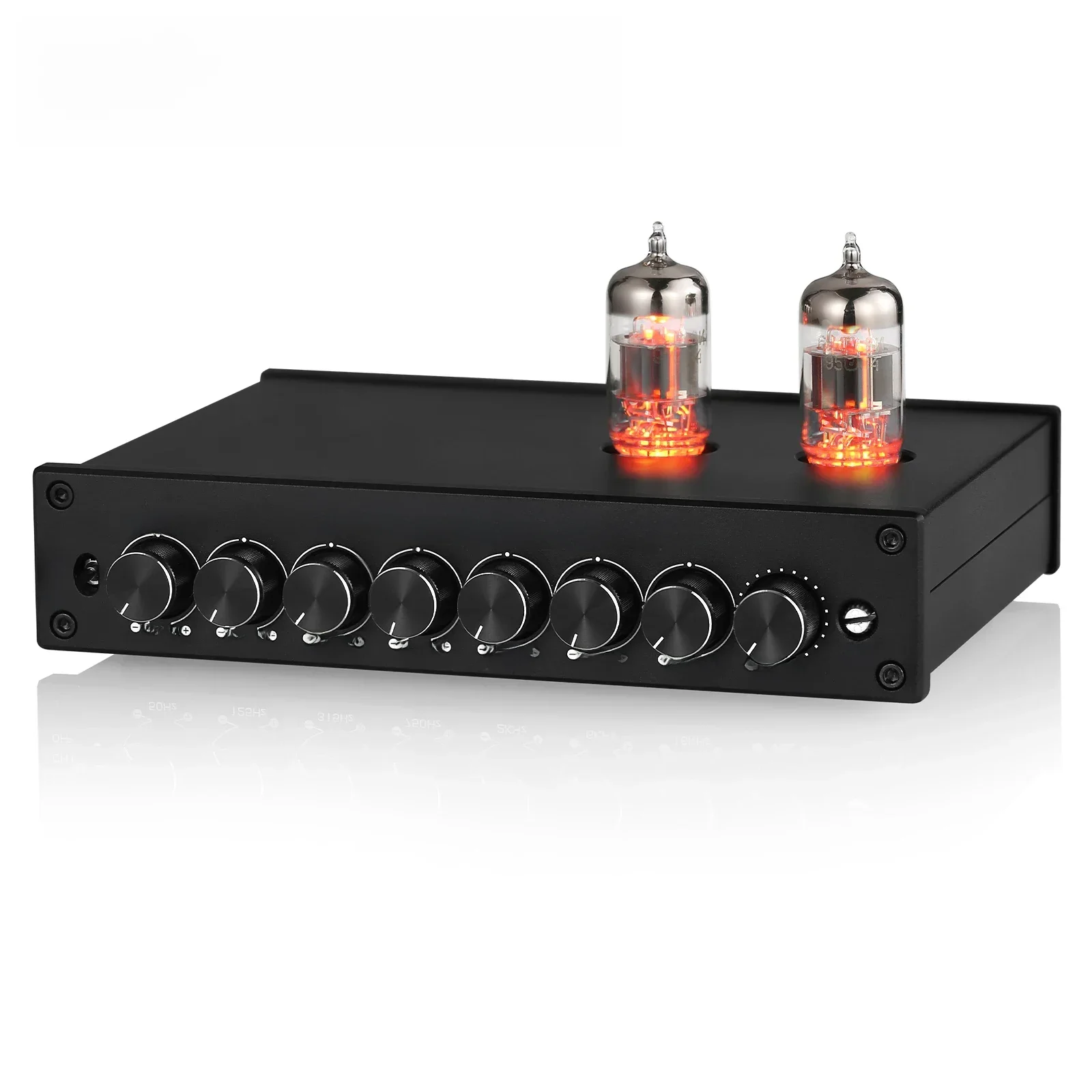 Nobsound Hifi 7-Band Eq Equalizer Vacuümbuis Gebalanceerd Xlr Stereo Rca Voorversterker Met Toonregeling Voor Bureauluidspreker - afbeelding 2