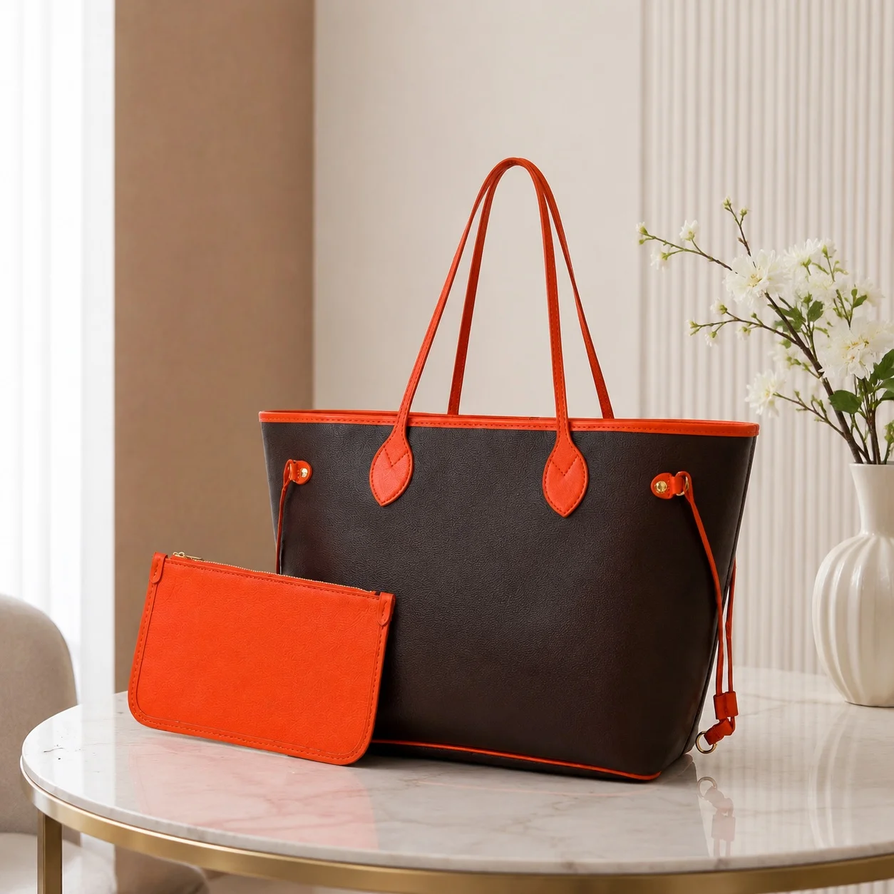 2026 New Unisex Luxury High-Quality Shoulder Bag Crossbody Bag 32*15*28cm Ivsly Ivly vuittonly