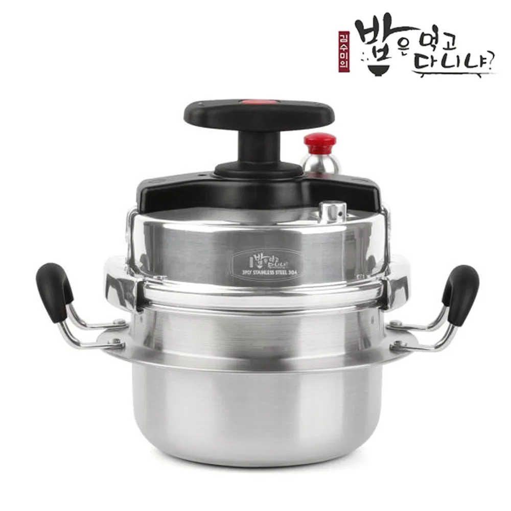 Do you eat Kim Soo-mi's rice? Clad metal 5-heavy safety ultra-high pressure cooker triple pressure cooker 1.2L (for 3-4 people) KRC-12KP 1.8L (for 5-6 KRC-18KP)