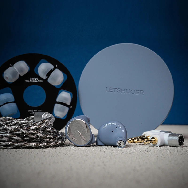 Ardereal LETSHUOER S15 Hifi Wired Earphon In Ear Monitor  Third Generation 14.8mm Planar Driver R-Sonic Passive Filtering Module