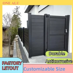Custom Aluminum Garden Gate Powder Coated Durable Fence Gate for Outdoor Spaces