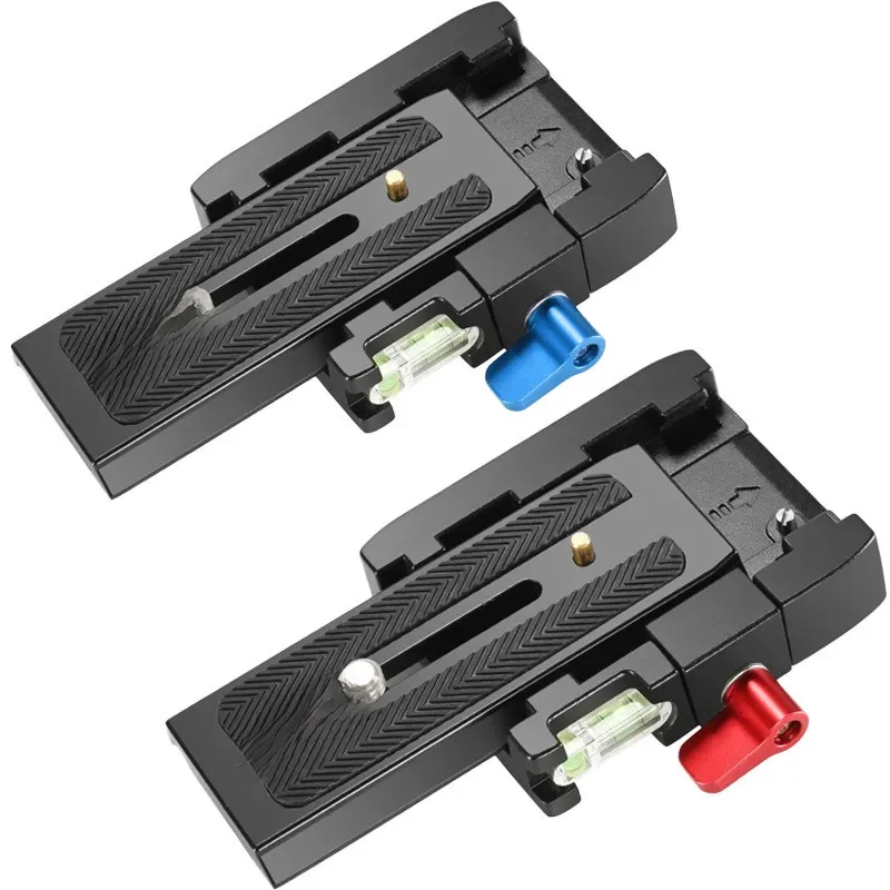 Do statywu z klatką Manfrotto Plate Suide-in Quick Release Plate z podstawą zaciskową do statywu z klatką kamery Manfrotto 577/501/504/701 HDV — zdjęcie 2