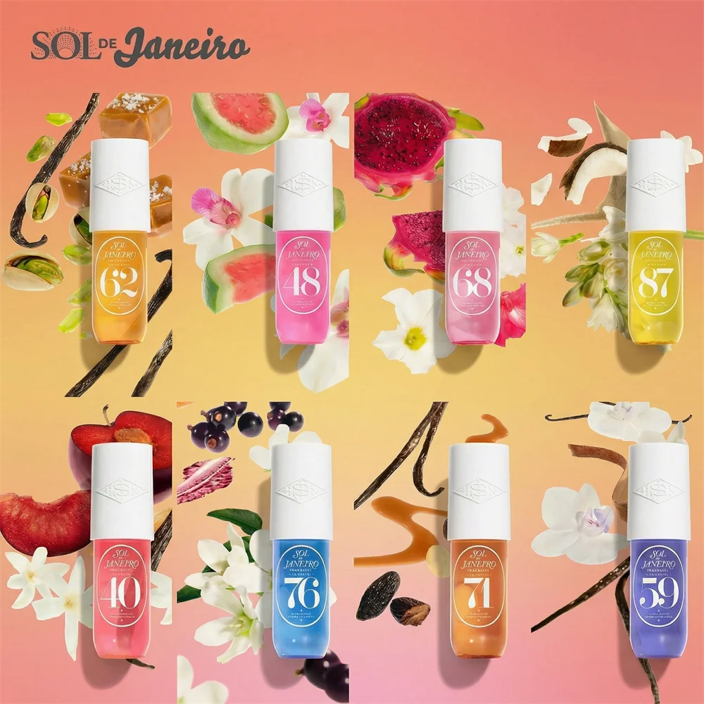Sol De Janeiro 62 48 68 87 40 76 71 59 Perfume en Bruma con Fragancia Duradera 90ml Fragancia Unisex Lista para Viajar