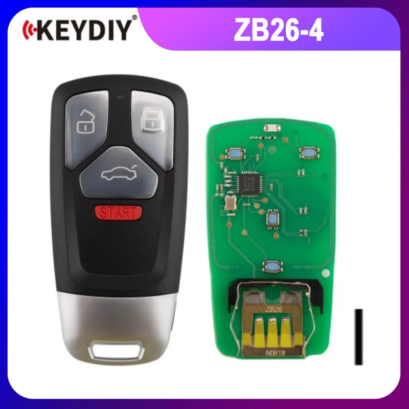 KEYDIY KD ZB26-4 Universal Smart Remote Key for Audi Type