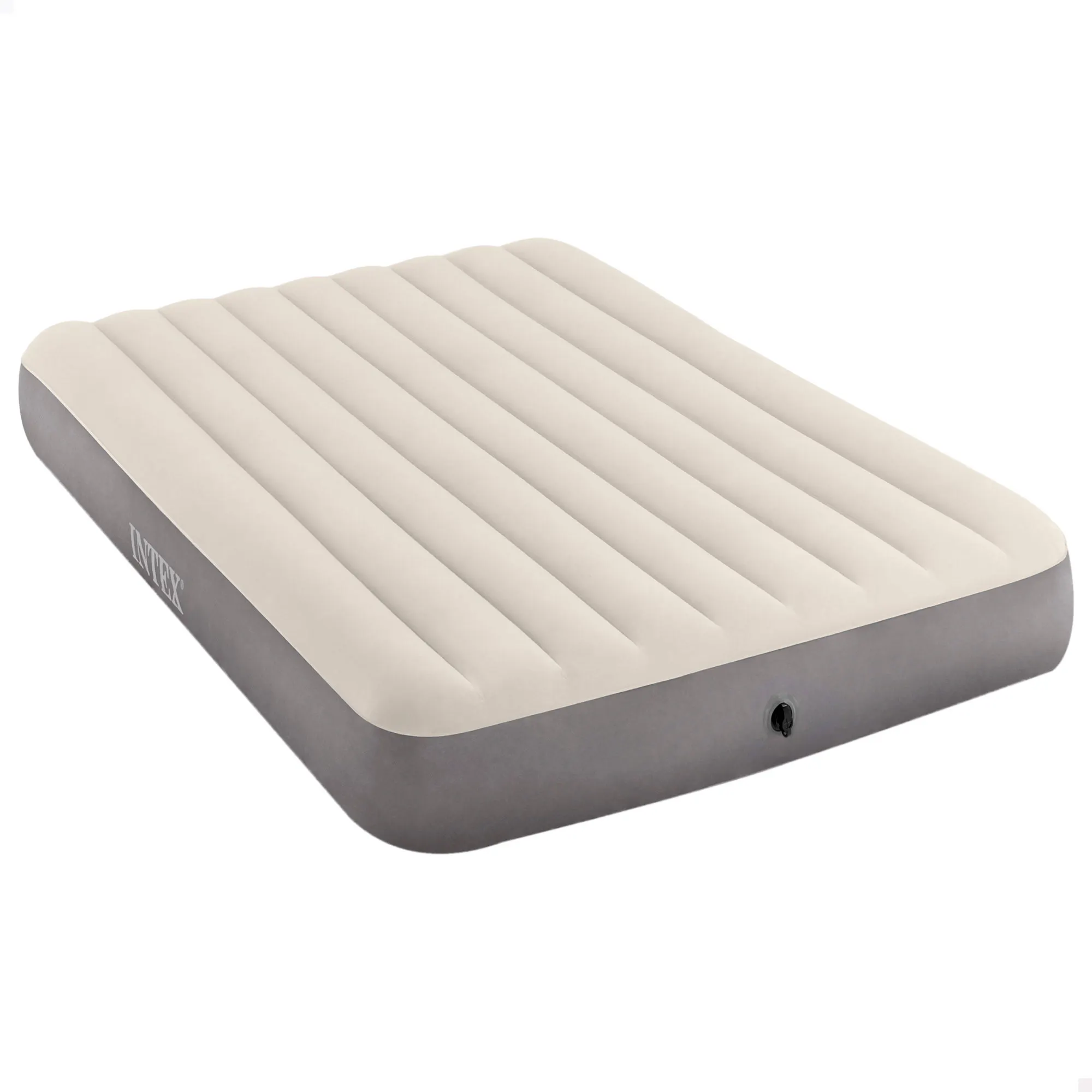 Inflatable mattress intex hard-beam standard deluxe single-high - 152x203x25 cm