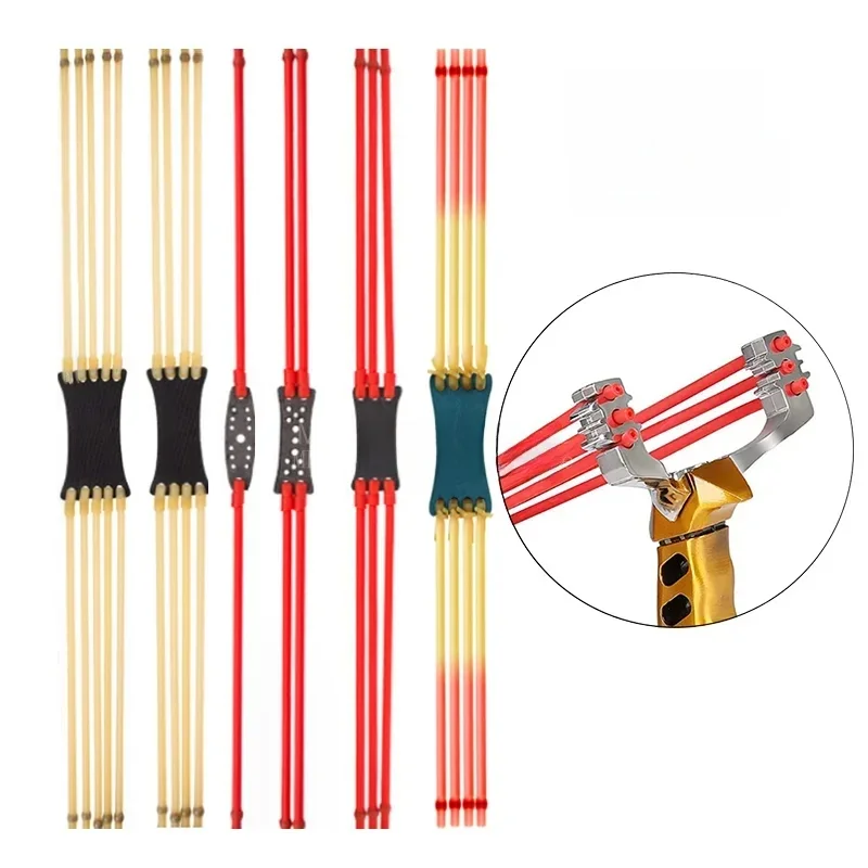 Slingsshot de tir puissant, bande de Tube en caoutchouc Latex naturel, équipement élastique de catapulte, accessoires de bande de Tube à haute élasticité
