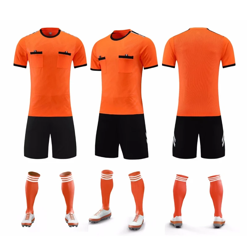 Men Football Jersey Personalized Custom Soccer Set 100% Polyester Breathable Quick-dry Uniform Football Match Training